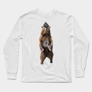 Detective Bear Long Sleeve T-Shirt